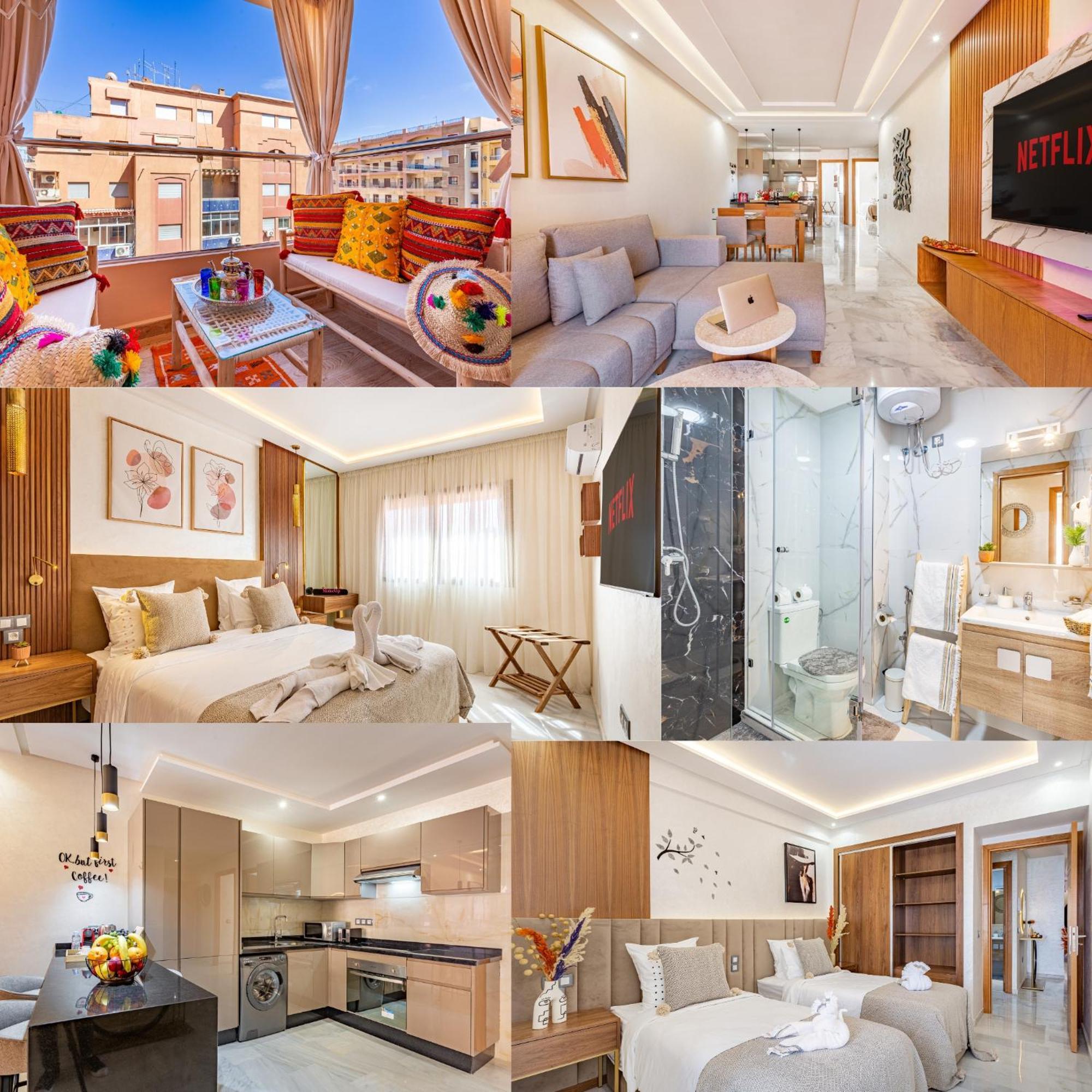Magnifique Appartement Unique Et Central! Marrakesh Ngoại thất bức ảnh